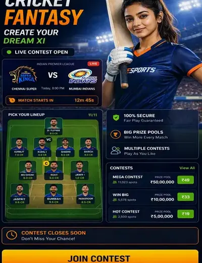 Daymilan (day milan matka chart) fantasy cricket & matchday visual 3